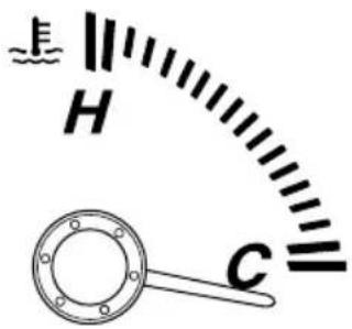 MAZDA 3 (2005) - Jaugedetempératureduliquide derefroidissementumoteur - 1