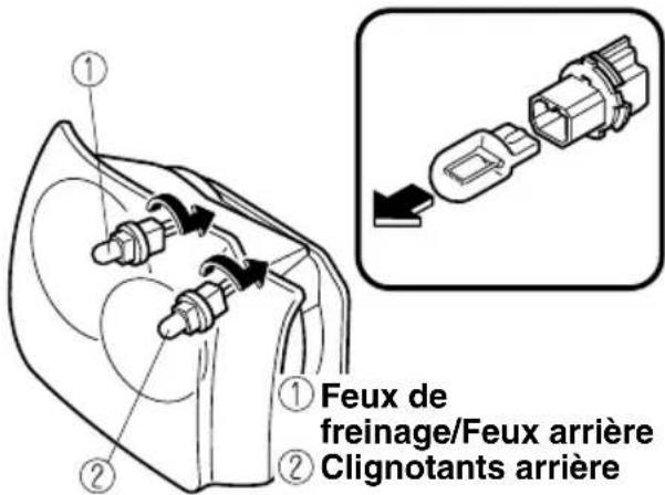 MAZDA 3 (2005) - Feuxdefreinage/Feuxarriere, Clignotantsarriere(4portes) - 3