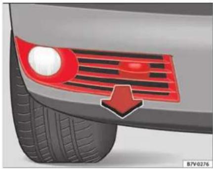 SEAT Alhambra (2007) - Œillet de remorquage avant - 1