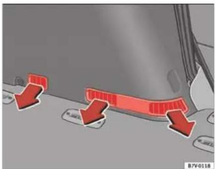 SEAT Alhambra (2007) - Diffuseurs d'air dans le compartiment passagers - 1