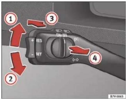 SEAT Alhambra (2007) - Levier des clignotants et de l'inverseur-codes - 1