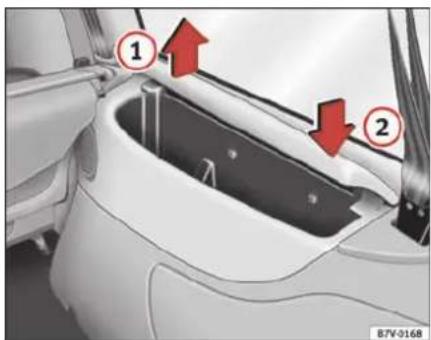 SEAT Alhambra (2007) - Rangement du coffre à bagages - 1