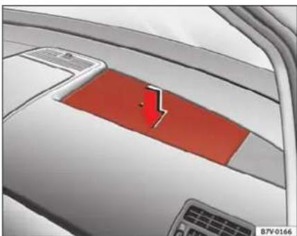 SEAT Alhambra (2007) - Rangement supérieur droit du tableau de bord - 1