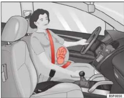 SEAT Alhambra (2007) - Les femmes enceintes doivent, elles aussi, ajuster correctement leur ceinture de sécurité - 1