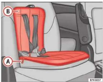 SEAT Alhambra (2007) - Nettoyage de la garniture du siège pour enfants - 1