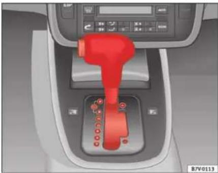 SEAT Alhambra (2007) - Passage des rapports avec la commande « Tiptronic » - 1