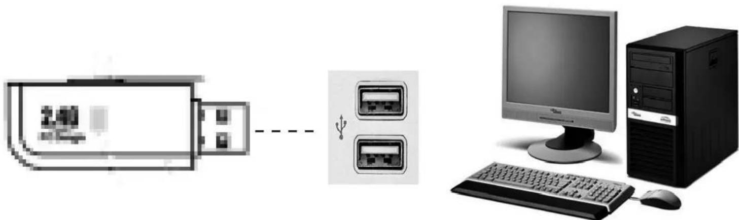 Trevi FRS 1270 USB - CONNECTION DELLE CUFFIE AD UN COMPUTER - 1