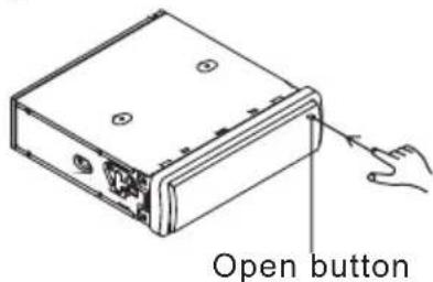 Trevi XCD 5710 MP3 - REMOVING AND PROTECTING DETACHABLE FRONT PANEL - 1