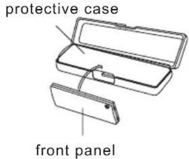 Trevi XCD 5710 MP3 - REMOVING AND PROTECTING DETACHABLE FRONT PANEL - 3