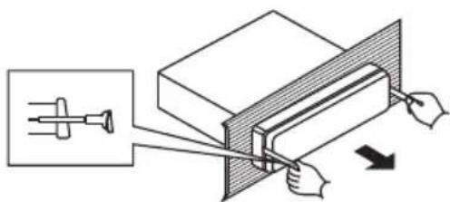 Trevi XCD 5710 MP3 - Removing the unit - 1