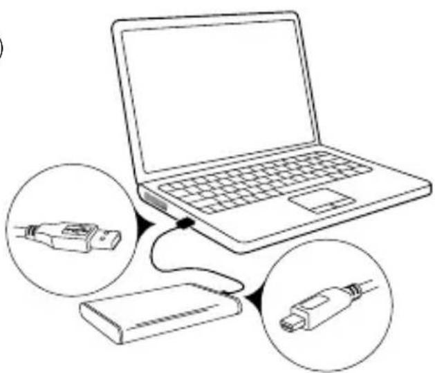 TrekStor DataStation pocket light - 1) Rozpoczęcie pracy - 1