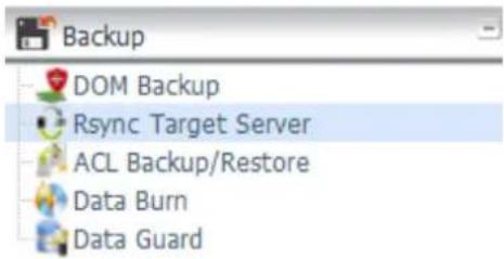 Thecus N4800Eco - Rsync Serveur cible - 1