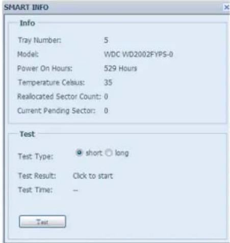 Thecus N4800Eco - S.M.A.R.T. Information (Informations S.M.A.R.T.) - 1