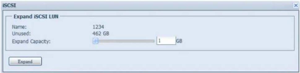 Thecus N4800Eco - Modifier un volume iSCSI - 4