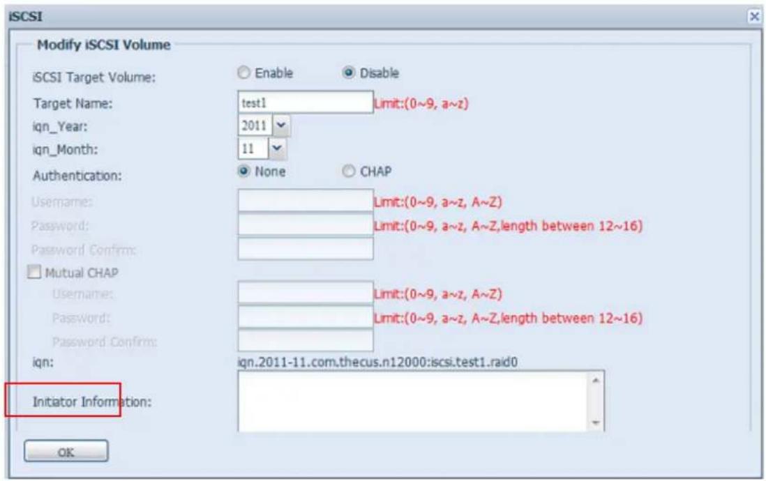 Thecus N4800Eco - Modifier un volume iSCSI - 2