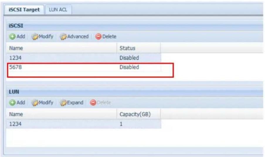 Thecus N4800Eco - Provisionnement faible iSCSI - 2