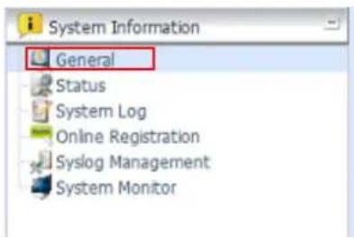 Thecus N4800Eco - System Information (Informations système) - 1
