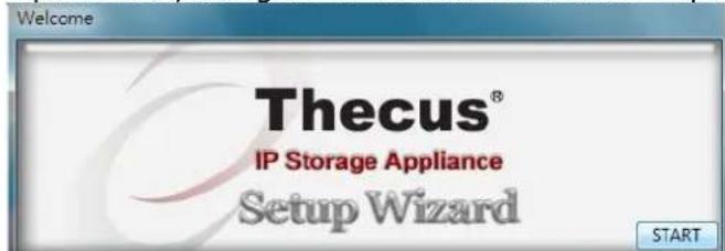 Thecus N4800Eco - Assistant de configuration Thecus - 1