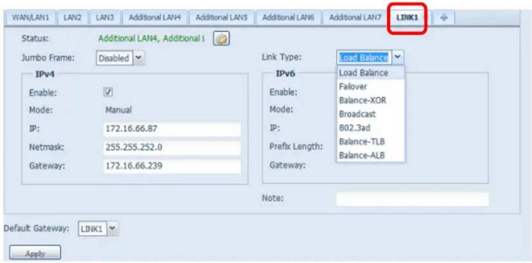 Thecus N4800Eco - Linking Aggregation (Agrégation de lien) - 4