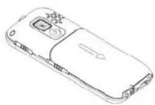 TIPTEL Ergophone 6070 - Installer la carte SIM, la carte mémoire et la batterie - 1
