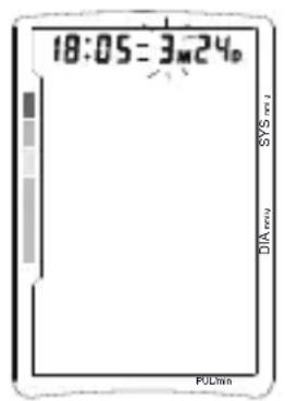 TOPCOM BPM ARM 5500 XLD - Programação da hora - 1