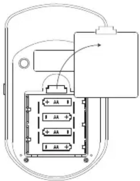 TOPCOM BPM ARM 5500 XLD - Wkadanie baterii - 2