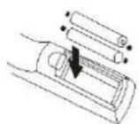 Trevi DVMI 3541 - Preparación del mando a distancia - 2