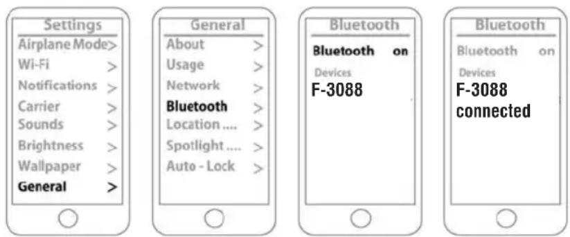 Trevi SR 8410 BT - FONCTIONNEMENT DU BLUETOOTH - 1