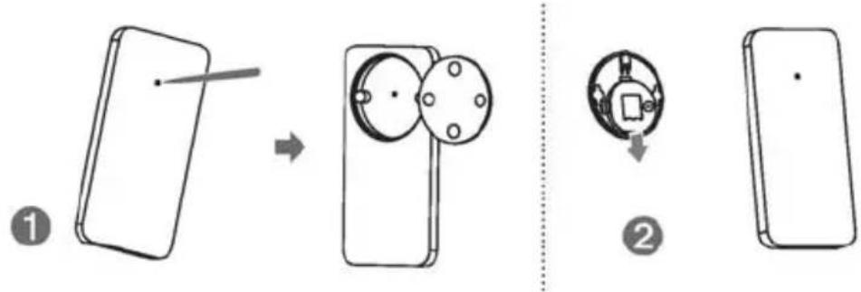 Trevi SH 8420 BT - AKTIVIERUNG UND WECHSEL DER FERNBEDIENUNG-BATTERIE - 1