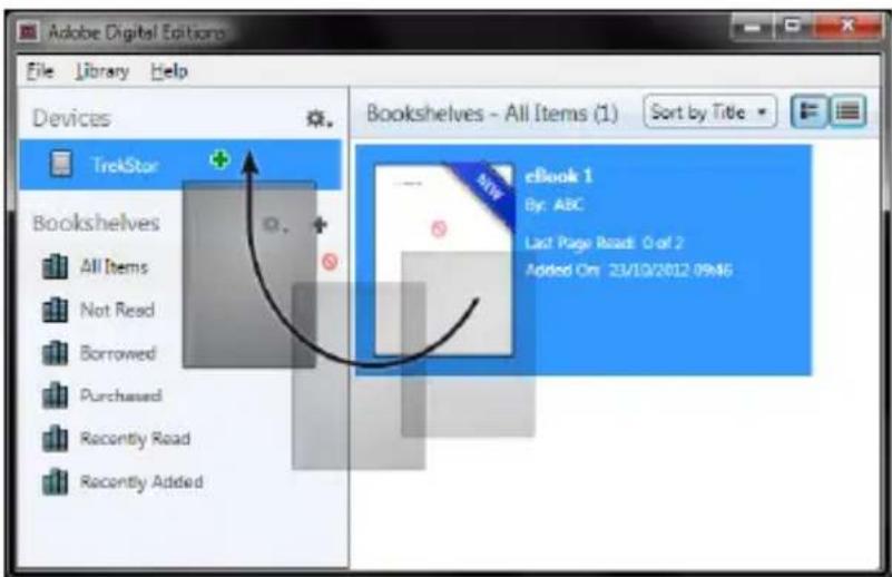 TrekStor Pyrus maxi - Adobe® DRM-innehäll (kopieringsskyddade PDF och ePUB) - 3