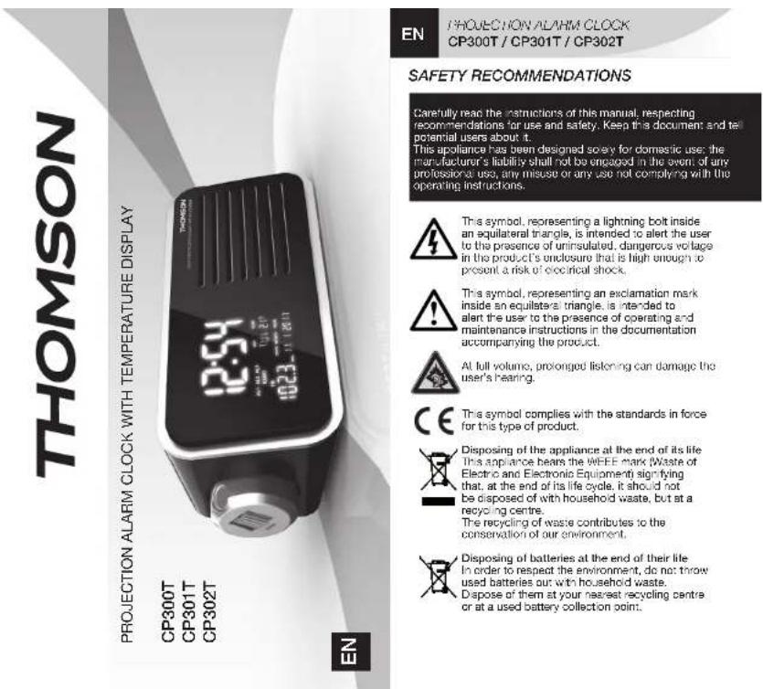 THOMSON CP302T - PRISE CASQUE - 1