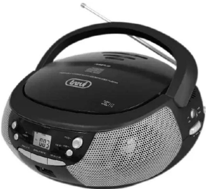 Trevi CMP 532 USB - PORTABLE CD/MP3/USB PLAYER WITH AM/FM STEREO RADIO - 1