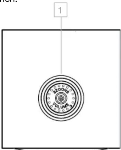 TIVOLI AUDIO 10+ FMDABDAB+ - MEHRZWECK-DREHREGLER (OBEN): - 1