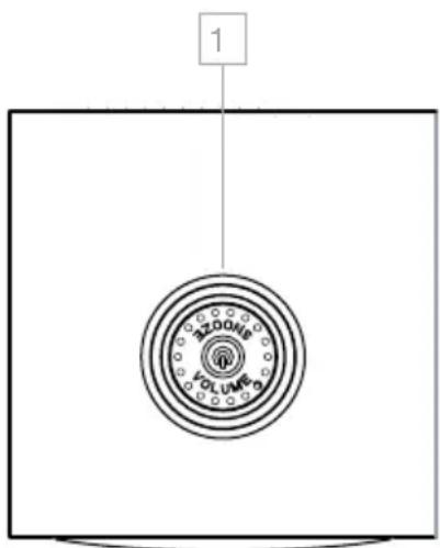 TIVOLI AUDIO 10+ FMDABDAB+ - MULTI-FUNKSJON KONTROLL HJUL (TOPP): - 1