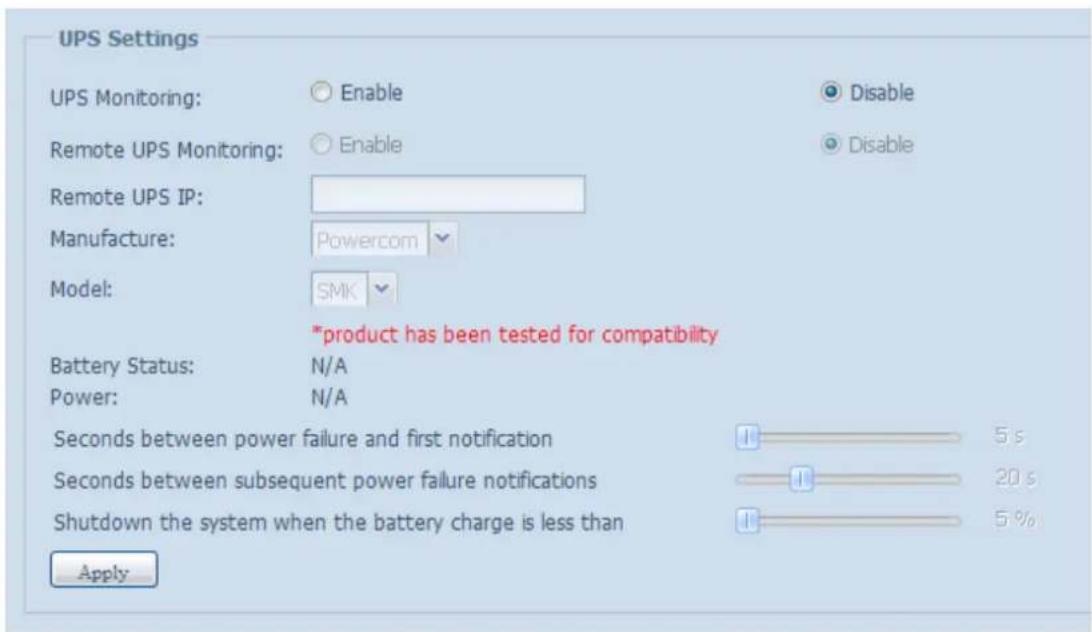 Thecus N4560 - Source d'alimentation sans interruption3.9.2 - 1