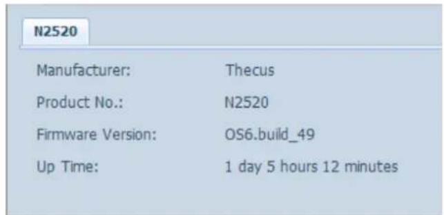 Thecus N4560 - General (Général)3.3.1 - 1