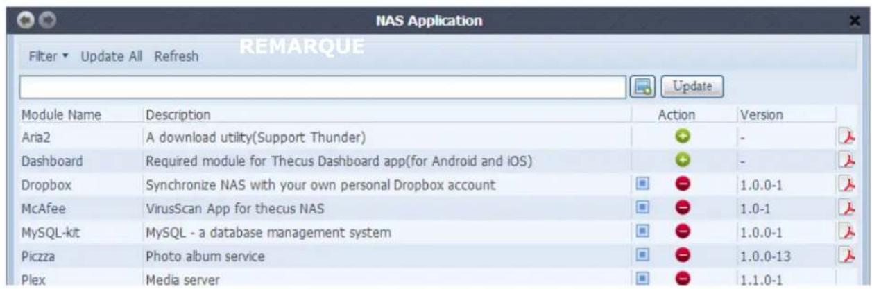 Thecus N4560 - Application NAS3.7.4 - 1