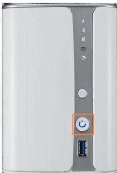 Thecus N4560 - Branchement des cables2.3 - 5