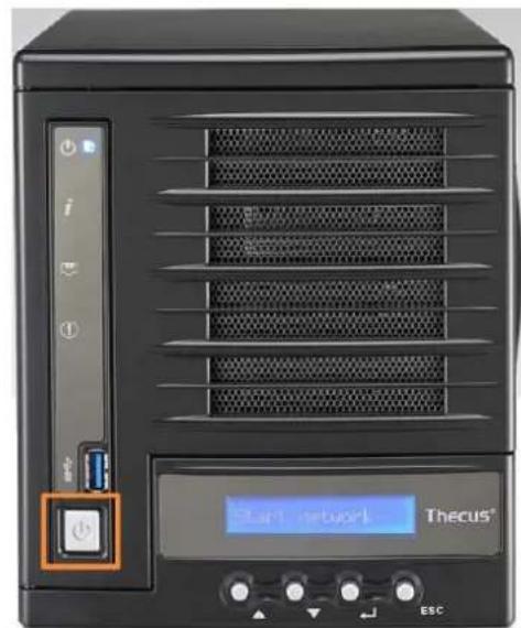 Thecus N4560 - Branchement des cables2.3 - 6