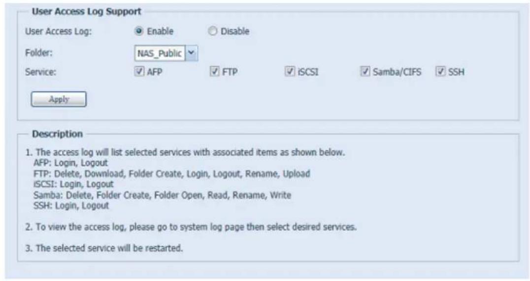 Thecus N4560 - Logs (Historique)3.3.4 - 3