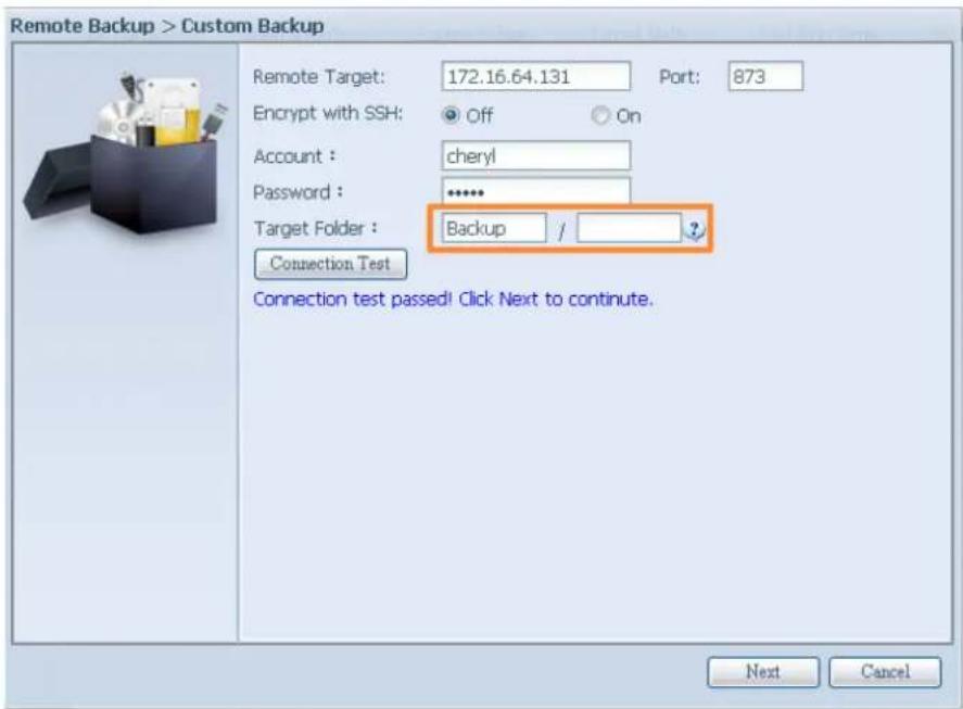 Thecus N4560 - Custom Backup (Sauvegarde personalisée) - 1