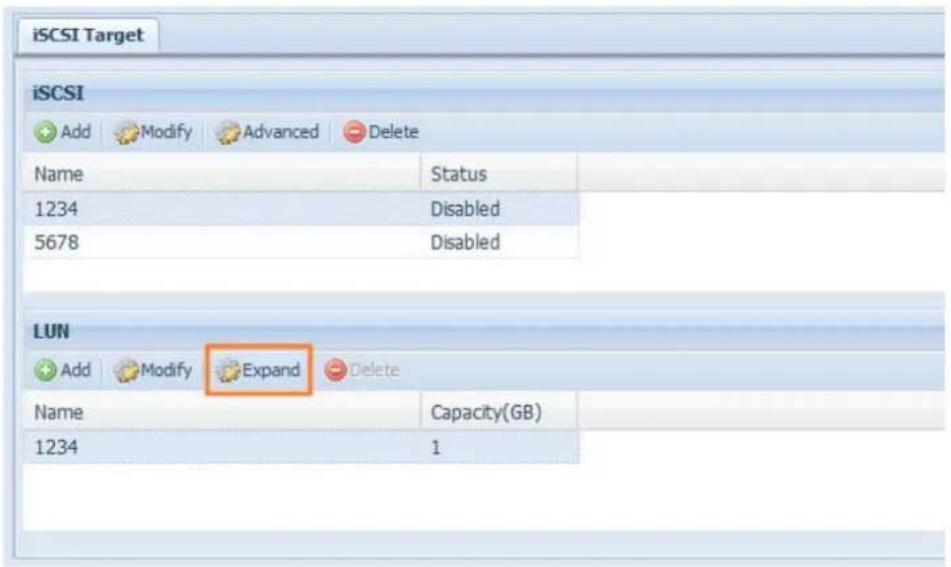 Thecus N4560 - Augmenter le volume - 1