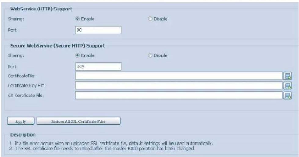 Thecus N4560 - Service Web 3.6.6 - 1