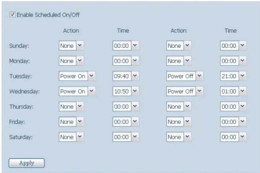 Thecus N4560 - Marche/Arrêt programme3.3.10 - 1