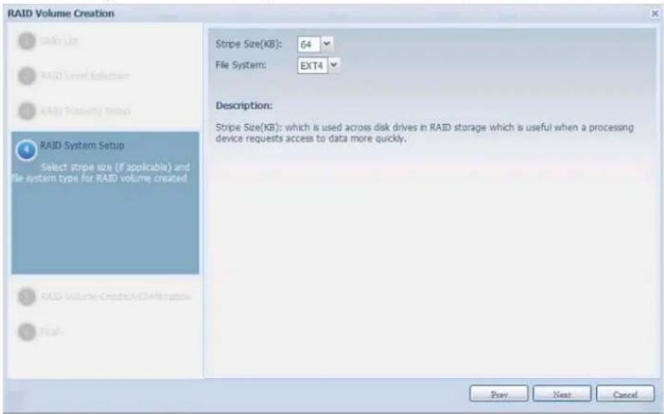 Thecus N4560 - - Créer un volume RAID - 12