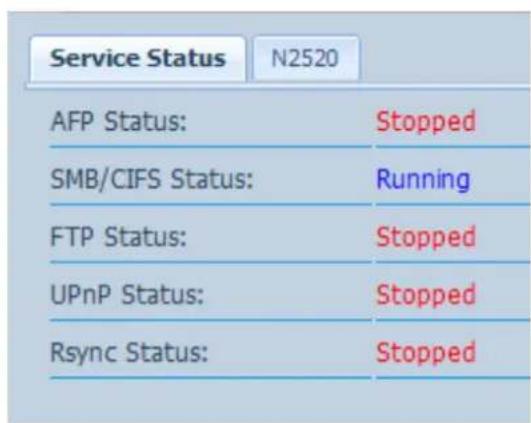 Thecus N4560 - Status (État)3.3.2 - 1
