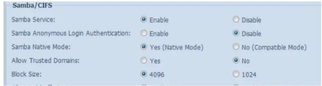 Thecus N4560 - Samba / CIFS3.6.1 - 1