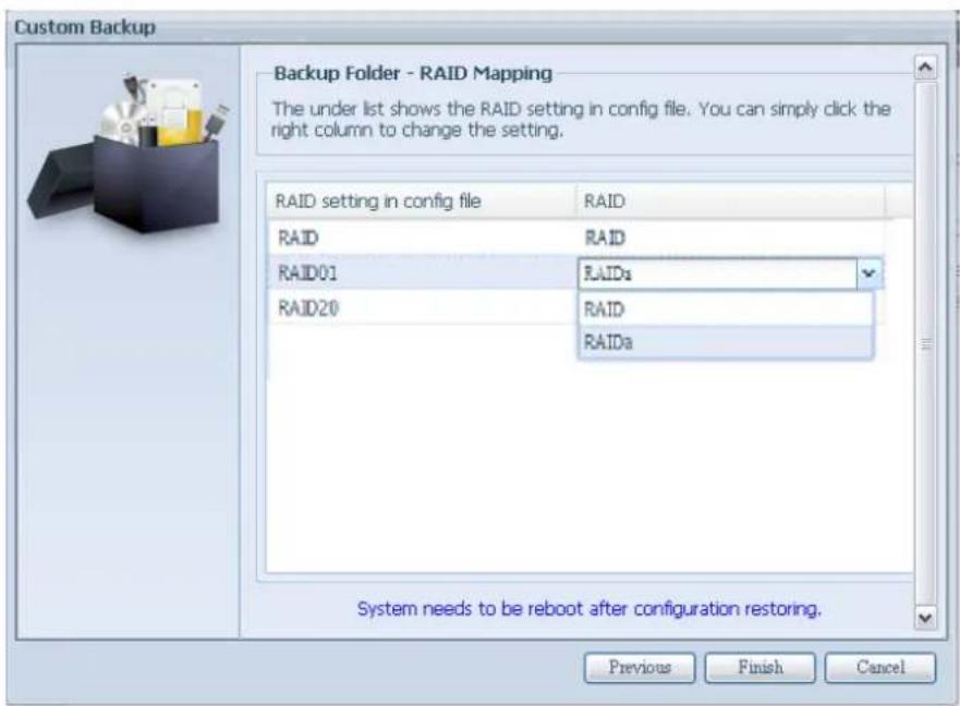 Thecus N4560 - Restore NAS Configuration (Restaurer la configuration NAS) - 8