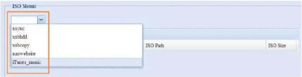 Thecus N2560 - Ajouter un fichier ISO - 1