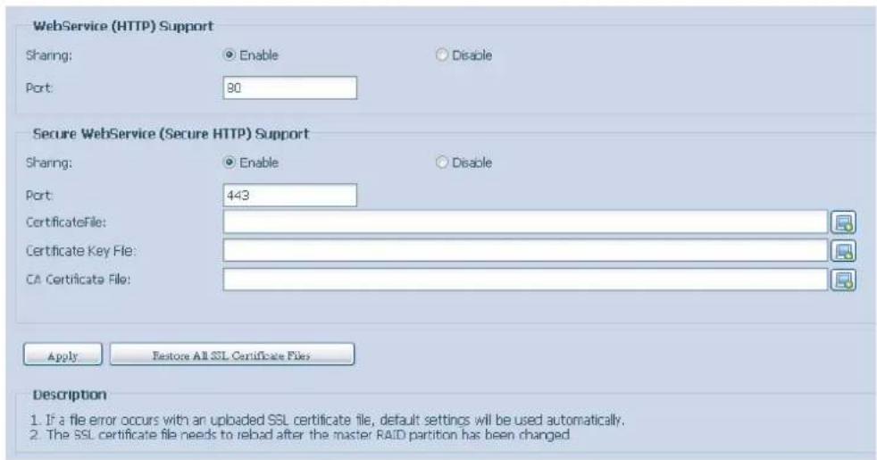 Thecus N2560 - Service Web 3.6.6 - 1